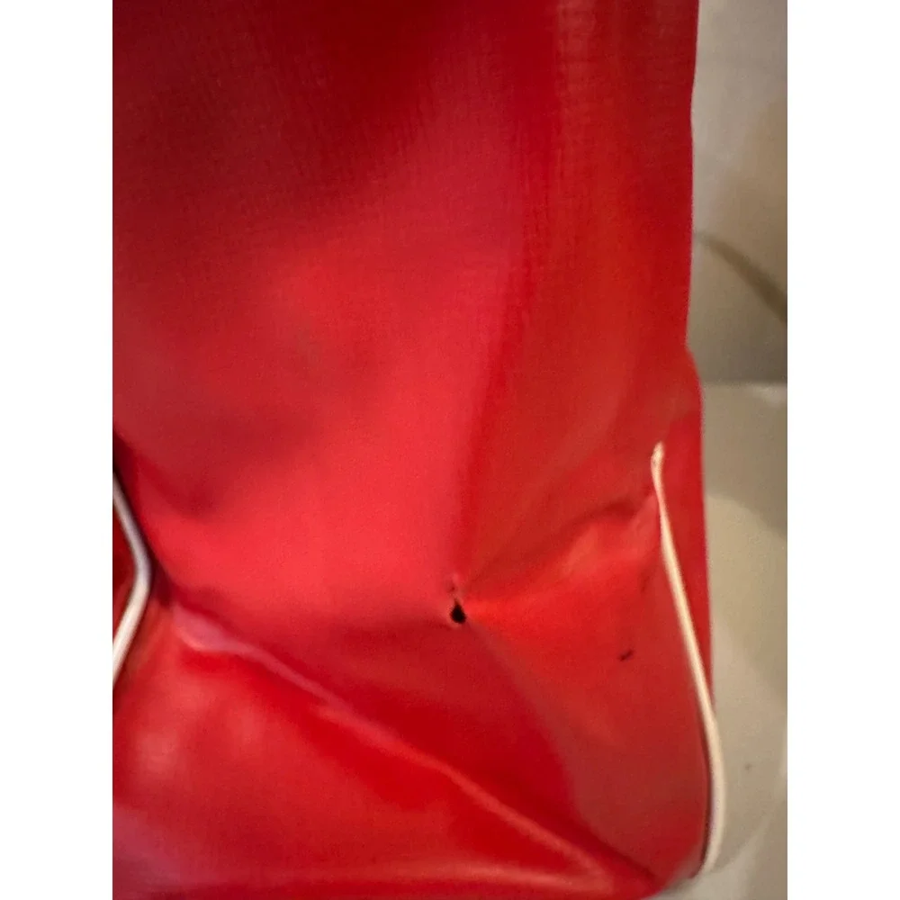 Vintage Coca-Cola Red Vinyl Insulated Cooler Bag Retro Soda Memorabilia